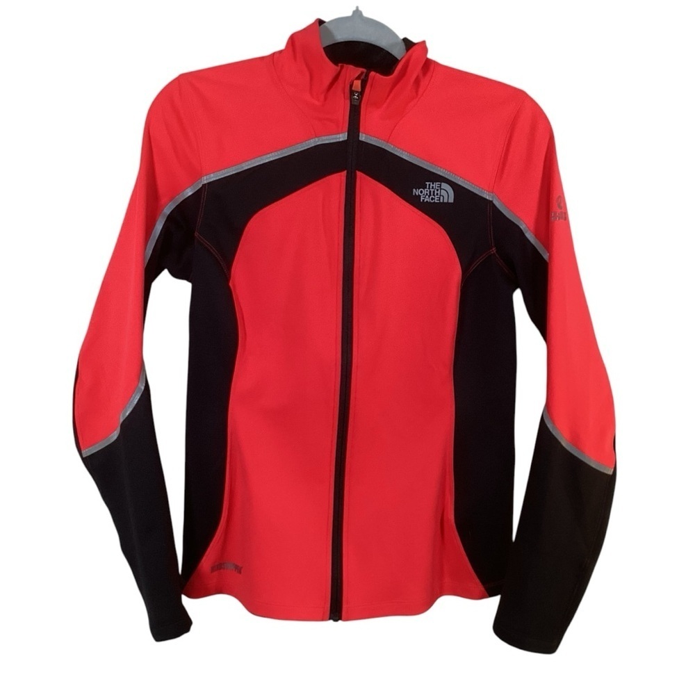 The North Face Flight Series Women’s Orange/Black/Gray Lightweight Jacket.  Sz M